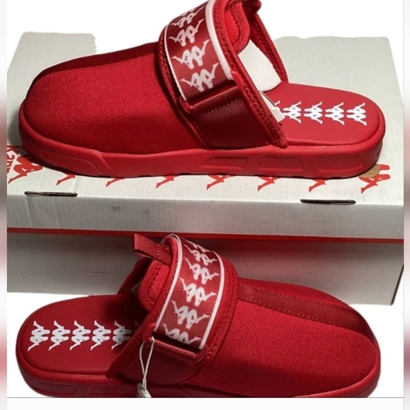 Kappa Bold Red Slide Sandals - Picture 7 of 7